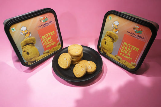 Butter Kaju Gola Cookies