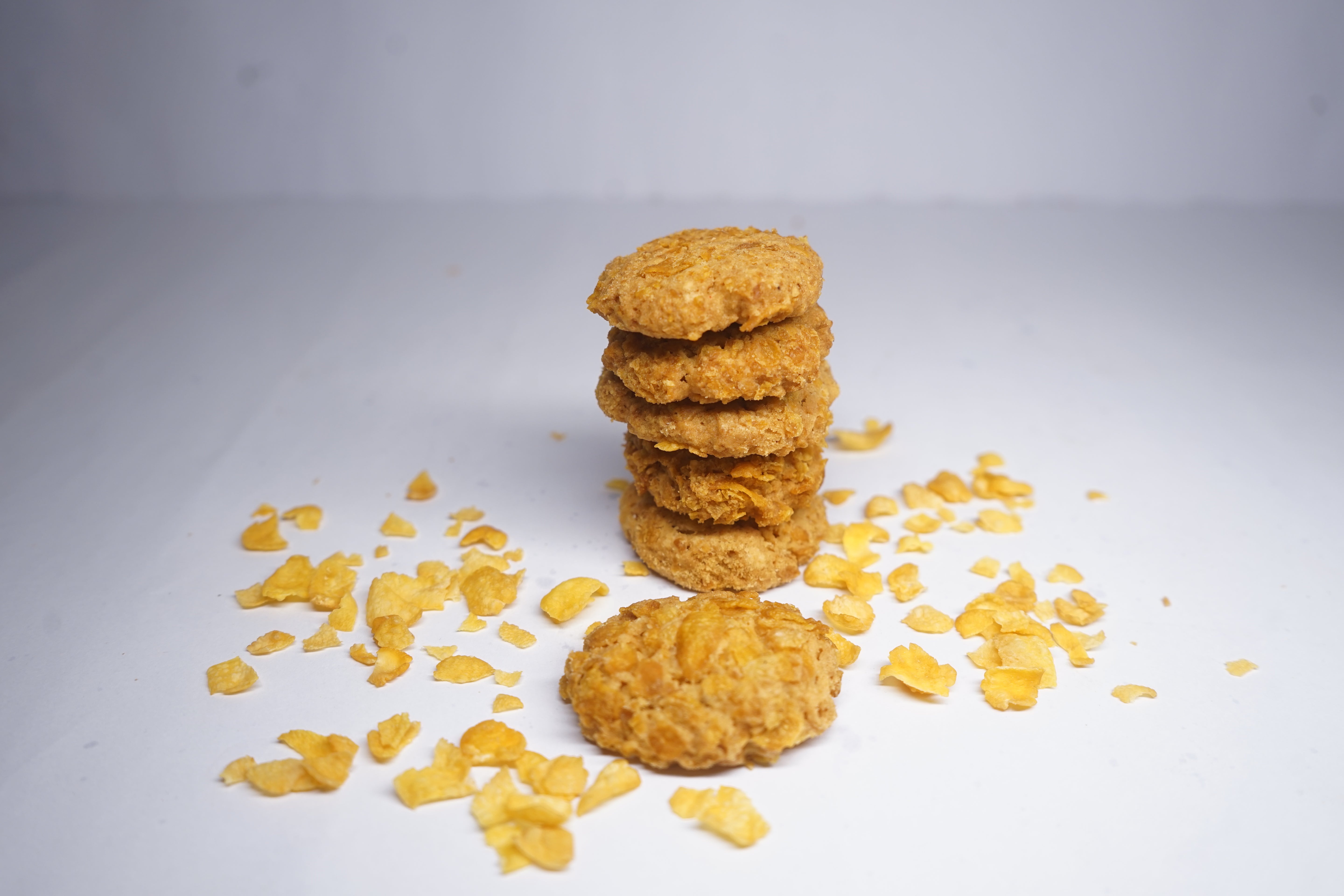 Healthy corn flakes cookies