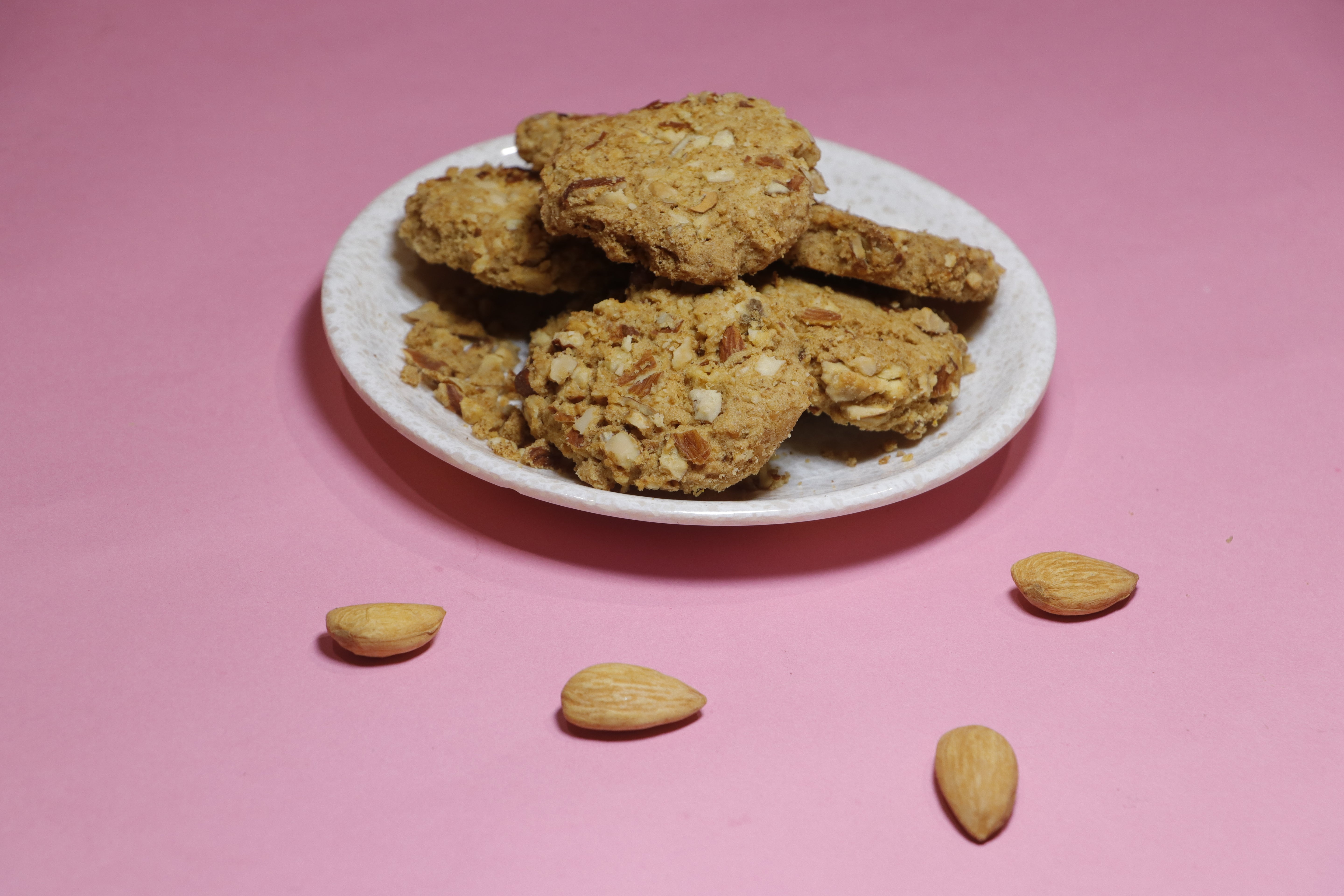 Rose badam cookies