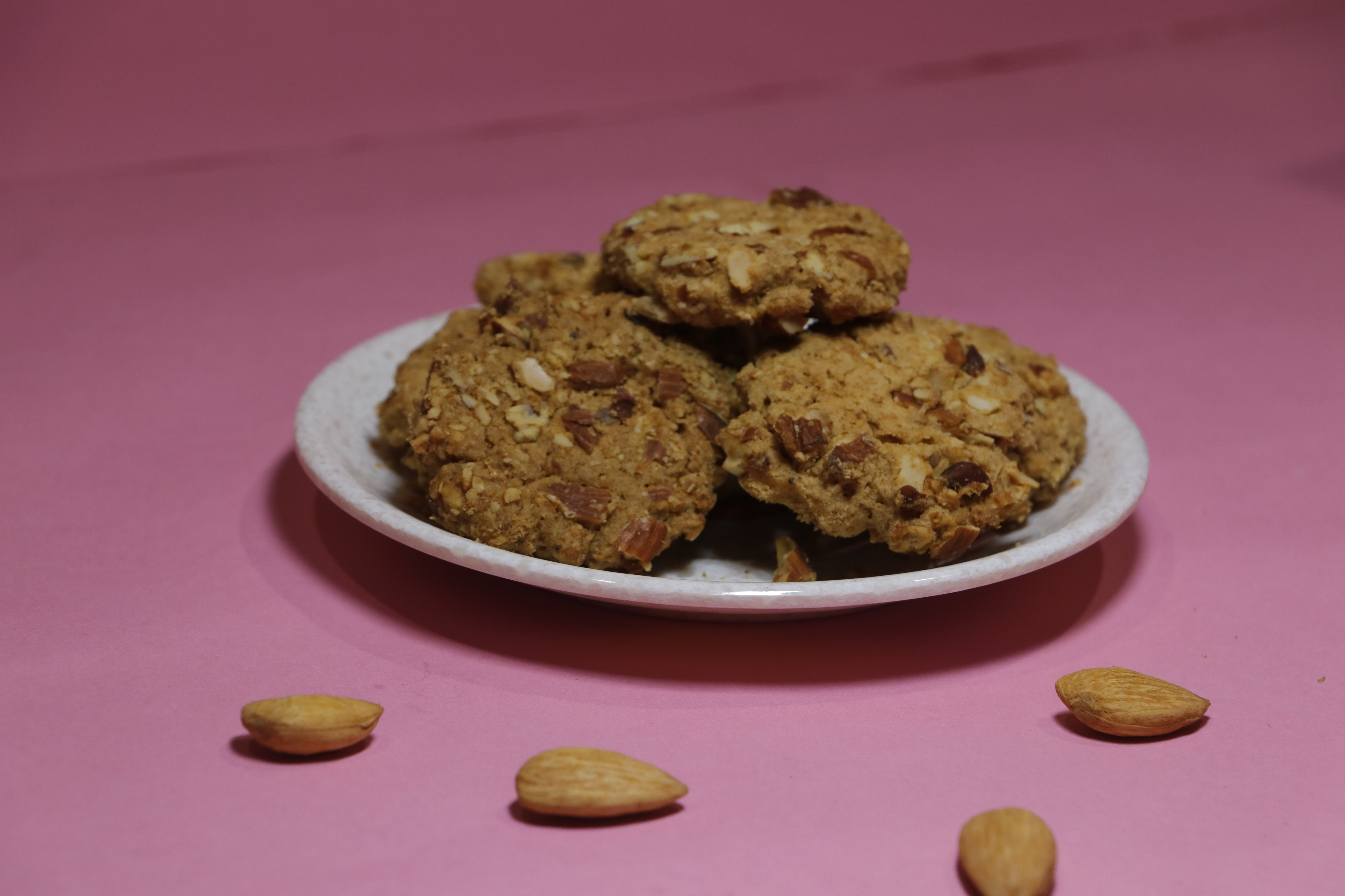 Rose badam cookies