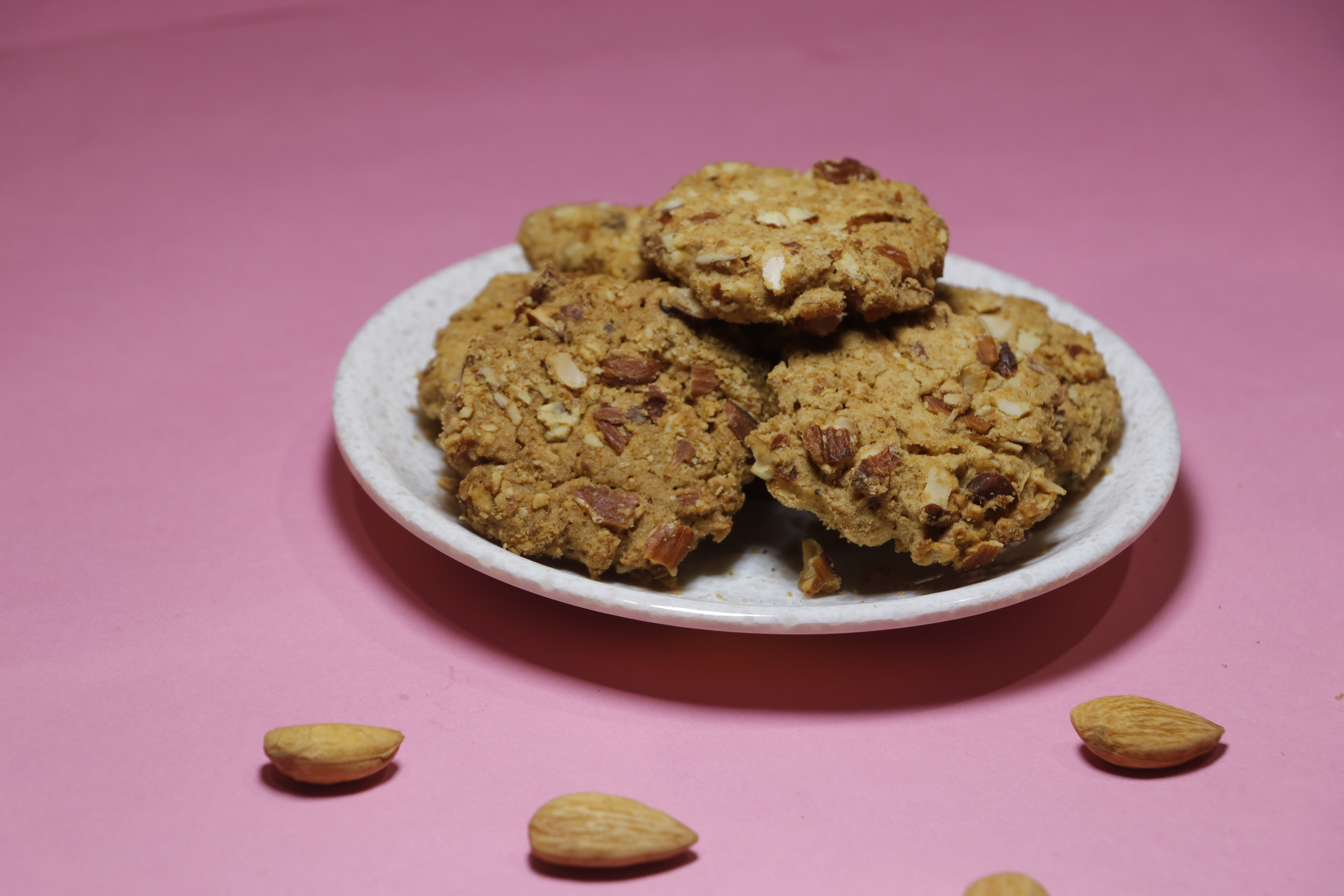 Rose badam cookies