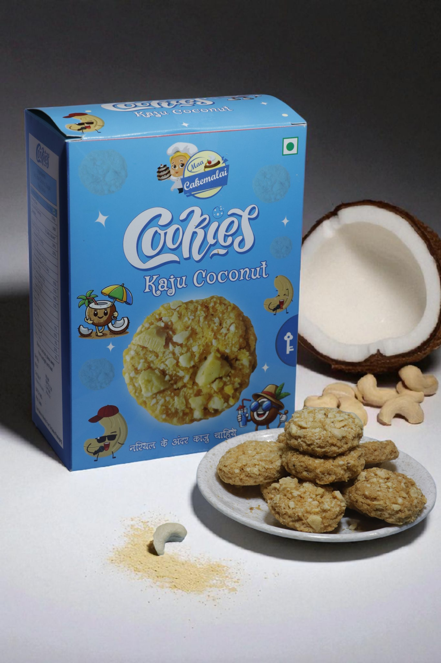 Kaju coconut cookies