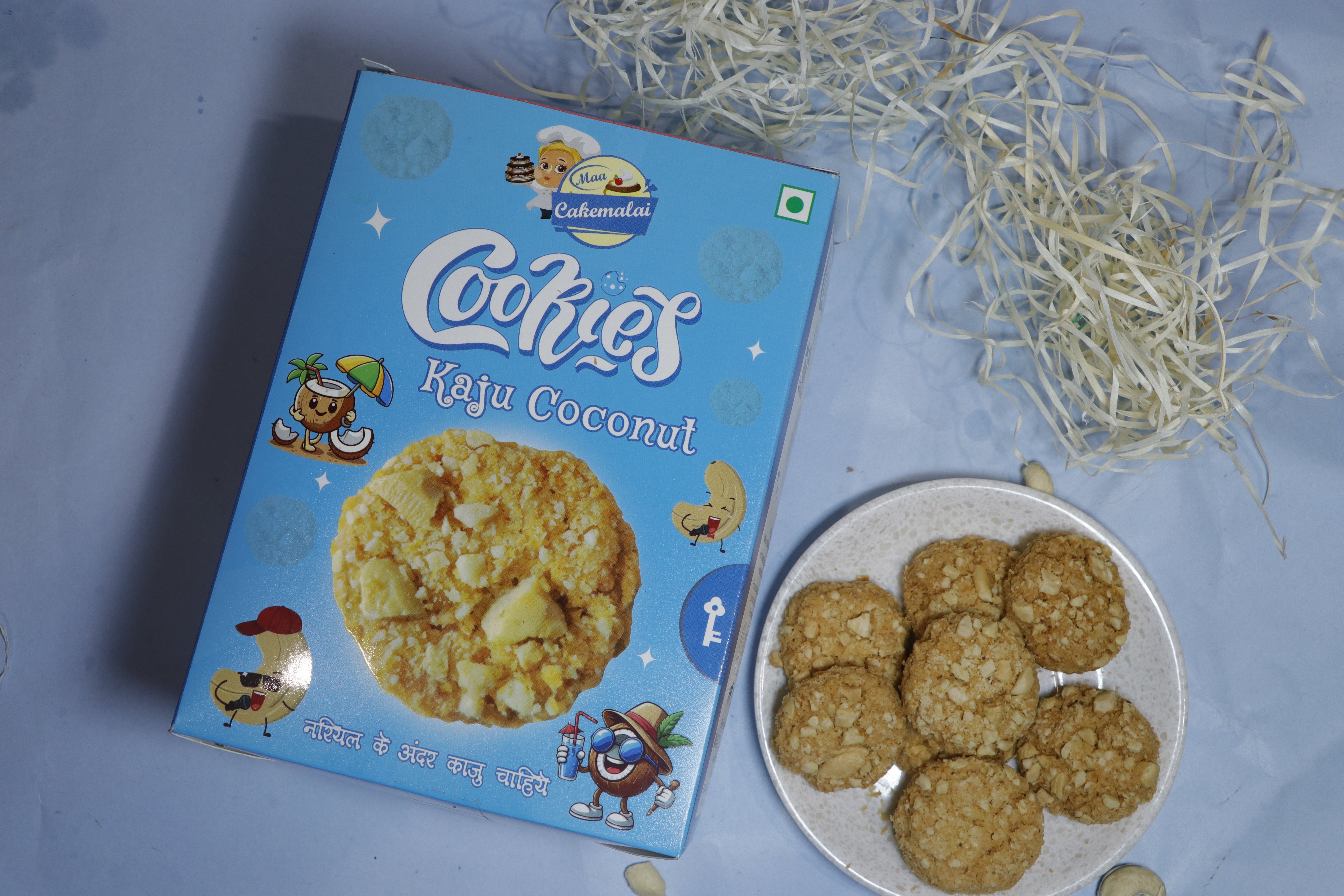 Kaju coconut cookies