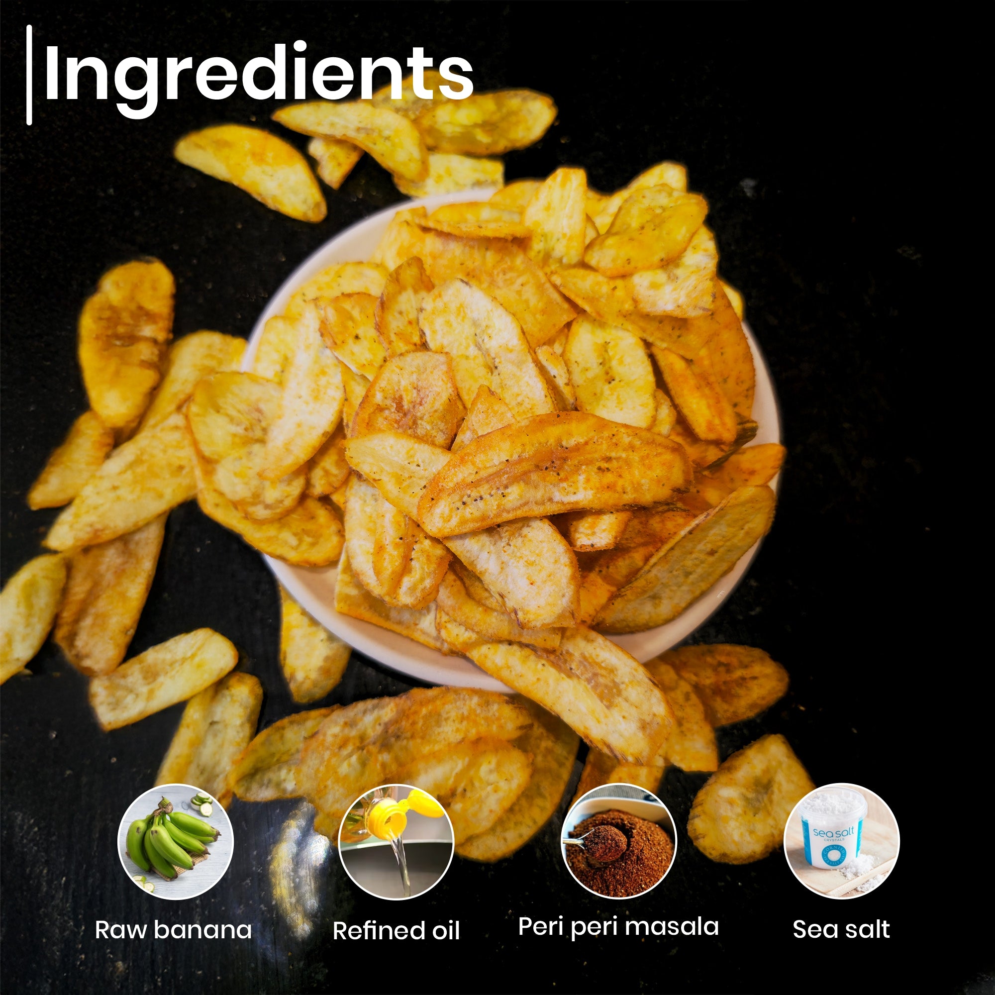 Peri Peri Banana Chips – A Fiery Crunch in Every Bite!